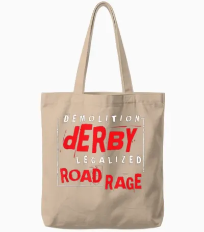 Demolition Derby Racing Car Crash Motorsports Amateur Tote Bags - Natural