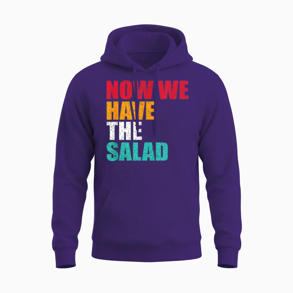 German German Teacher T-Shirt Funny Saying English & German, Black Unisex Hoodie in Purple