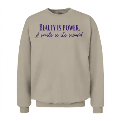 Beauty Retro Unisex Sweatshirt - Sand