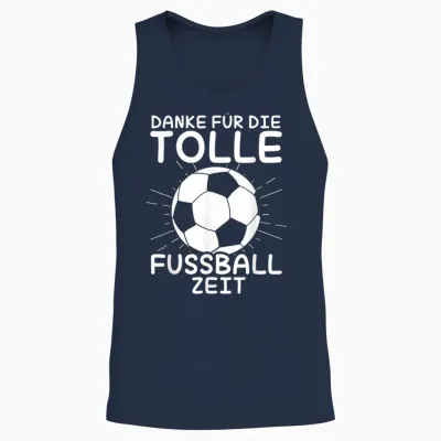 Danke Für Die Tolle Fussball Zeit Fußball Trainer Abschied Unisex Tank Top - Navy