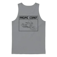 Pacific Coast Square Unisex Tank Top - Sport Grey – 1