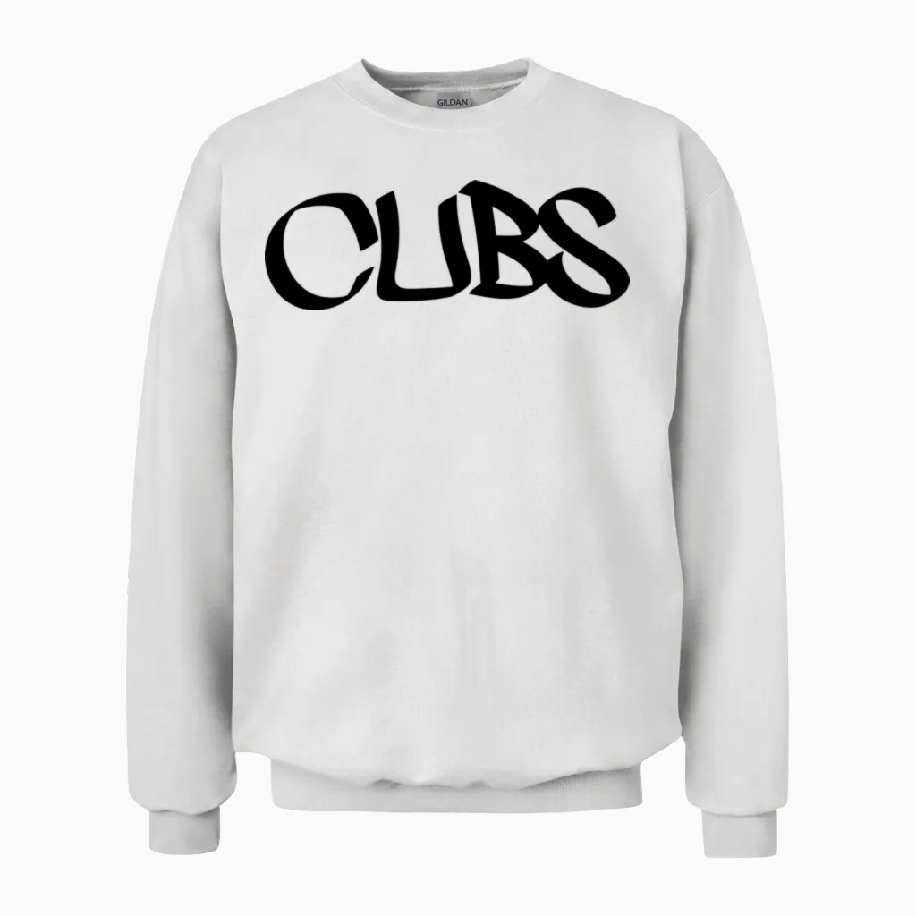 Cubs Unisex Sweatshirt in White