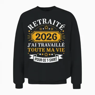 The Legend Retires 2026 Retired 2026 Unisex Sweatshirt - Black