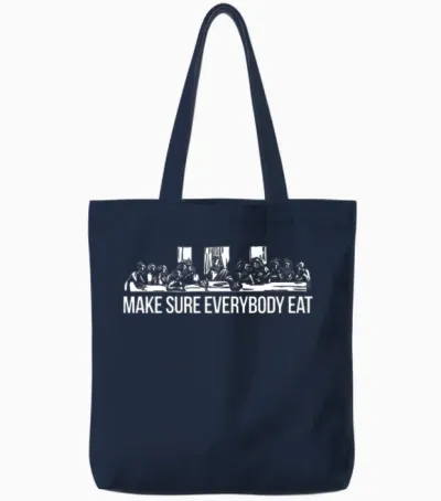 Everybody Eats Tote Bags - Navy