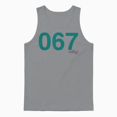 Squid Game Player 067 Costume Unisex Tank Top - Sport Grey