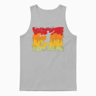 Handball Retro Unisex Tank Top - Ash