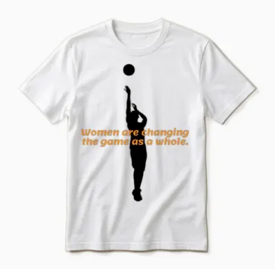 Women Are Changing the Game as a Whole Unisex T-Shirt - White