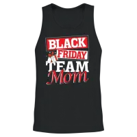 Black Friday Team Mom Unisex Tank Top - Black – 2