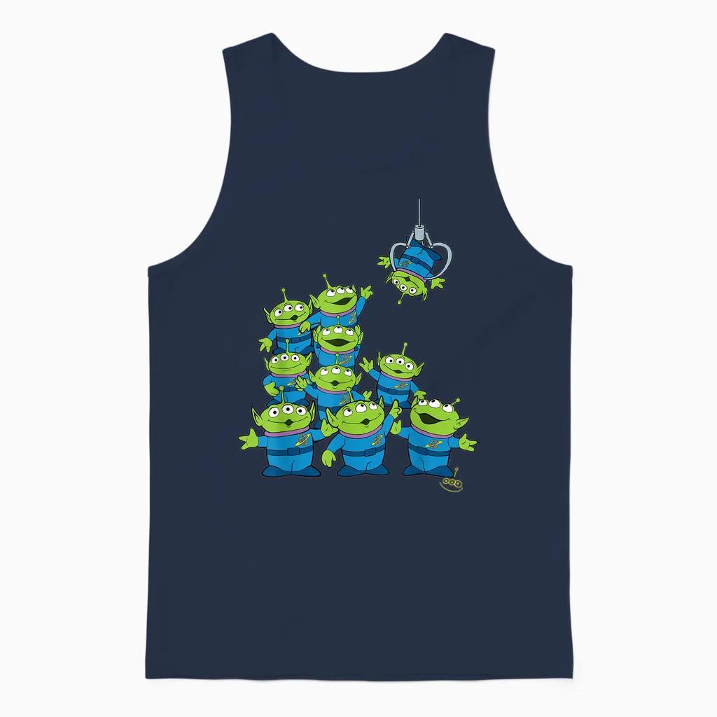 Disney and Pixar's Toy Story Aliens & the Claw Signature Unisex Tank Top in Navy