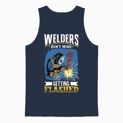 Welder Funny Funny Welding Gift Unisex Tank Top - Navy