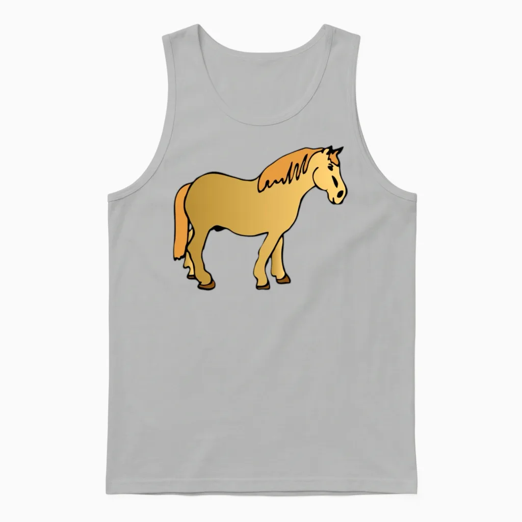 Dead Horse - Lovers Unisex Tank Top in Ash