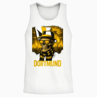 Dortmund T-Shirt for Men, Women and Children, Dortmund Unisex Tank Top - White