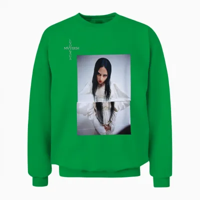 Official Lady Gaga Mayhem Photo Unisex Sweatshirt - Irish Green
