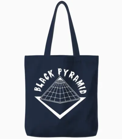 New Design Black Pyramid Best Seller Tote Bags - Navy
