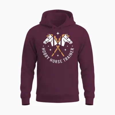 Hobby Horse Trainer Unisex Hoodie - Maroon