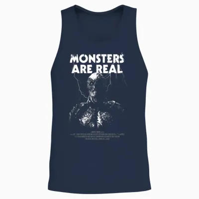 Stranger Things Vecna Monsters Are Real Unisex Tank Top - Navy
