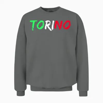 Drapeau De La Ville Italienne De Turin Unisex Sweatshirt - Graphite Heather