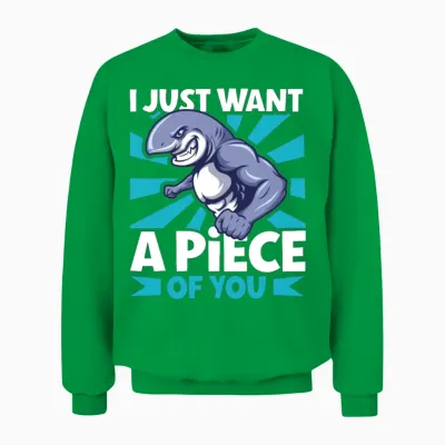 Shark Ocean Predator Scuba Diver Scuba Diving Unisex Sweatshirt - Irish Green