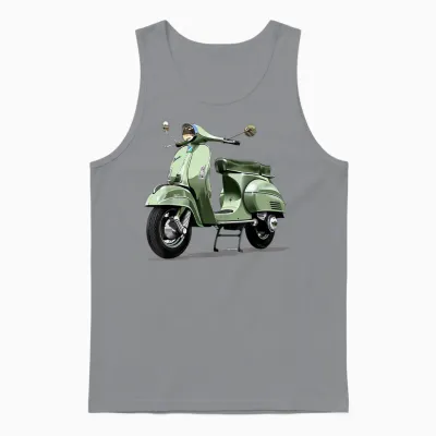 Motorroller Mofa Moped Scooter Rollerfahrer Geschenke Unisex Tank Top - Sport Grey