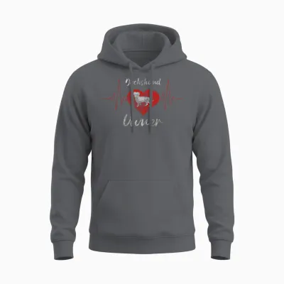Dog Paw Dog Lovers Dog School Unisex Hoodie - Charcoal