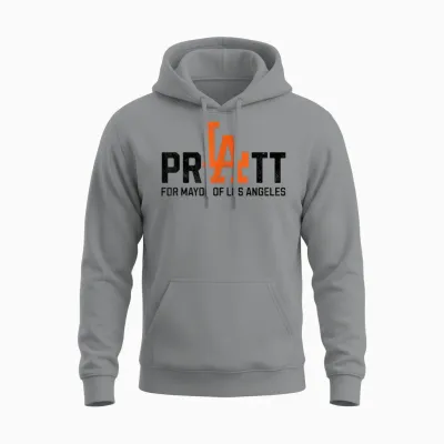 Pratt for Mayor Unisex Hoodie - Sport Grey