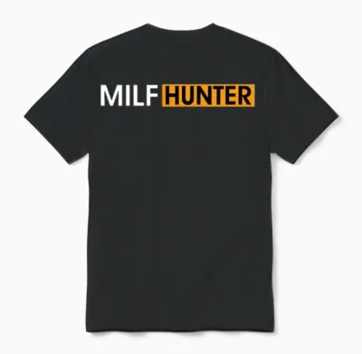 I Love Milfs Funny Unisex T-Shirt - Black