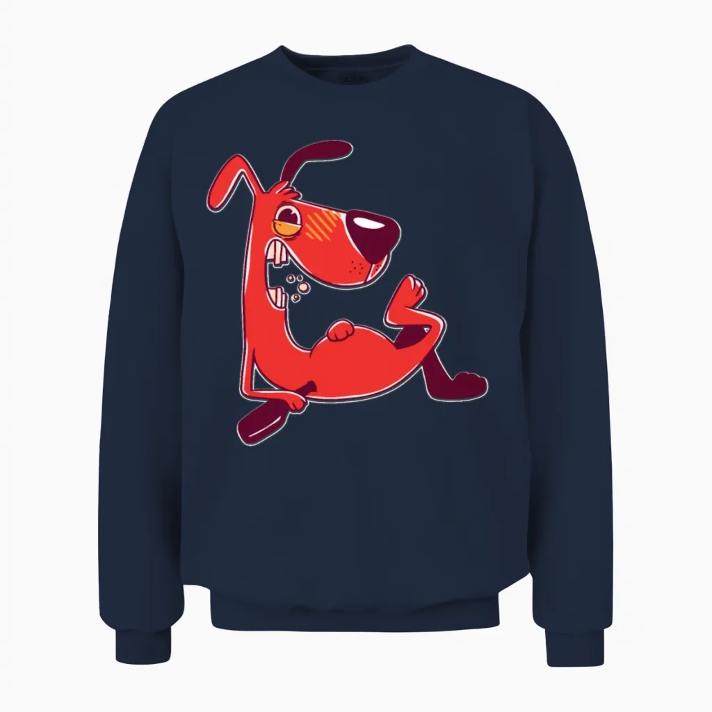 Drunk Dog - Lovers Unisex Sweatshirt in Navy