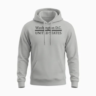 Washington D.c. Us Unisex Hoodie - Ash