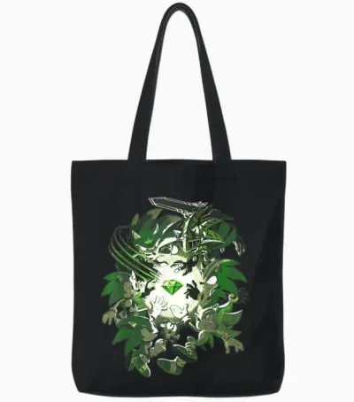 Sonic the Hedgehog Sonic Through the Ages Tote Bags - Black
