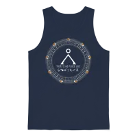Stargate No Place Like Home Gate Adult Unisex Tank Top - Navy – 1