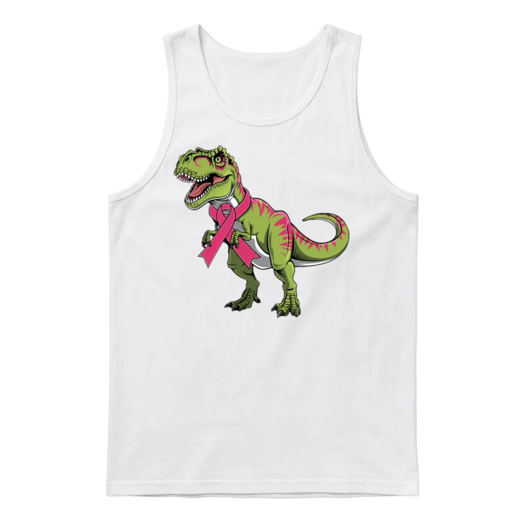 Here Is the Design Featuring a Fun and Playful Unisex Tank Top - White