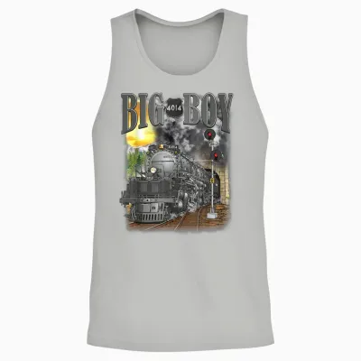 Big Boy 4014 Vintage Steam Locomotive Railway Locomotive Locomotive Unisex Tank Top - Ash