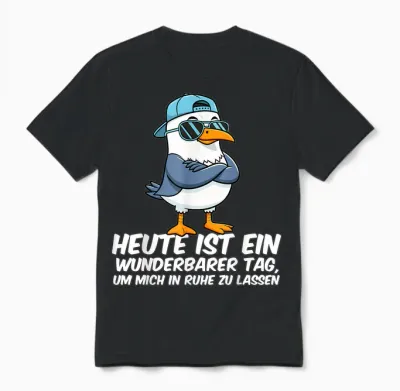 Funny Witzige Lustige Tshirts Männer Damen Herren Sprüche Unisex T-Shirt - Black