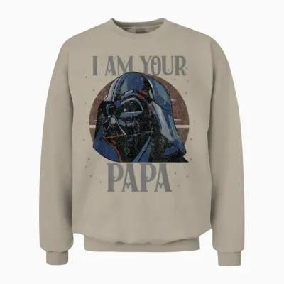 Star Wars Darth Vader I Am Your Papa Retro Father’s Day Unisex Sweatshirt - Sand