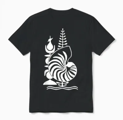 Kanak Emblem New Caledonia T-Shirt Gift Idea, Black, S Unisex T-Shirt - Black