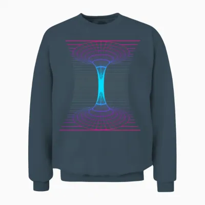 Time Travel Lover Quantum Physics Unisex Sweatshirt - Dark Heather