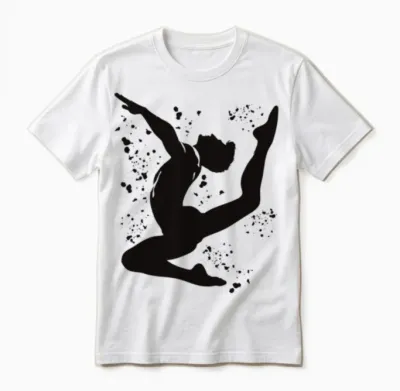 Gymnast Floor Artistic Gymnastics Unisex T-Shirt - White