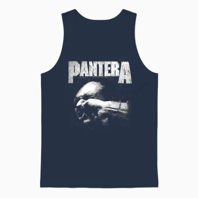Officially Licensed Pantera Heavy Metal Band Music Fan Unisex Tank Top - Navy