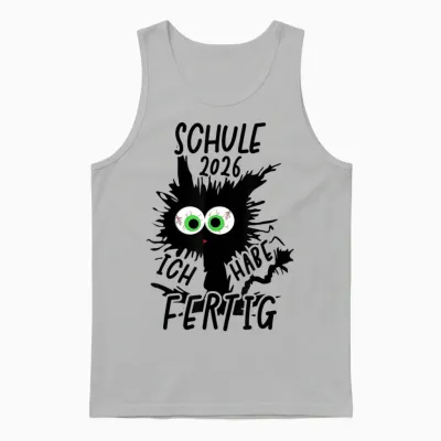 Schule 2026 Ich Habe Fertig Schule Geschafft 2026 Unisex Tank Top - Ash