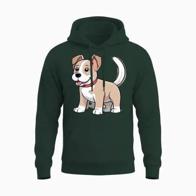 Dog Unisex Hoodie - Forest