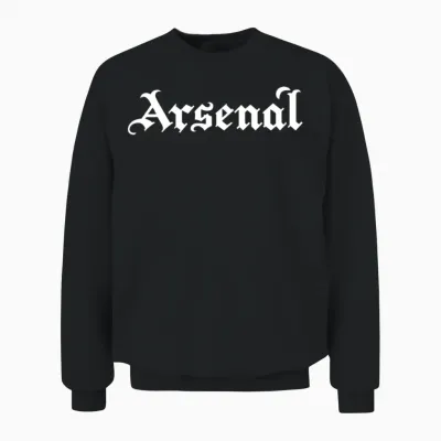 Arsenal Unisex Sweatshirt - Black