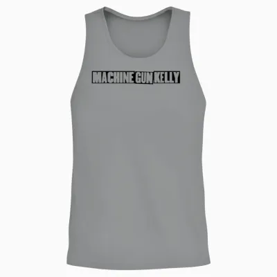 Machine Gun Kelly Official T-Shirt Pink Sleeveless Classic Unisex Adults and Children Small Unisex Tank Top - Sport Grey