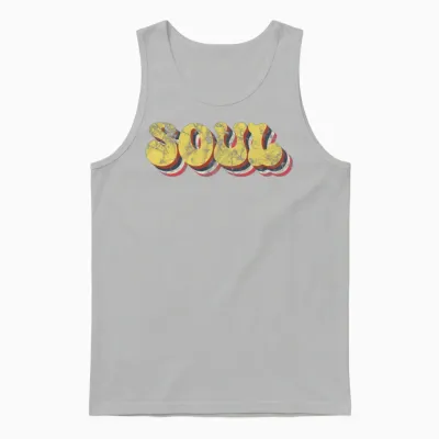 Soul Retro Unisex Tank Top - Ash