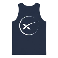 Space X Spacex Elon Musk Unisex Tank Top - Navy – 1