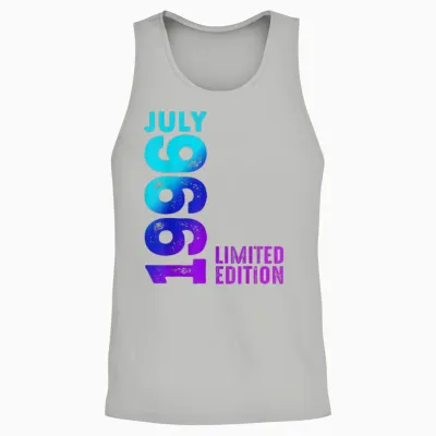 Juillet 1996 Année 1996 Rétro 1996 Vintage édition Limitée Unisex Tank Top - Ash
