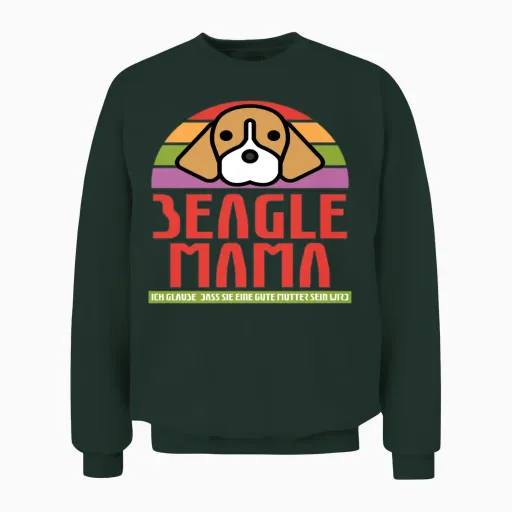Beagle Dog Puppy Dogs Pet Cute Dog Lover Bulldog Unisex Sweatshirt - Forest