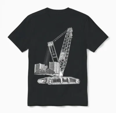 Crawler Crane 750t Unisex T-Shirt - Black
