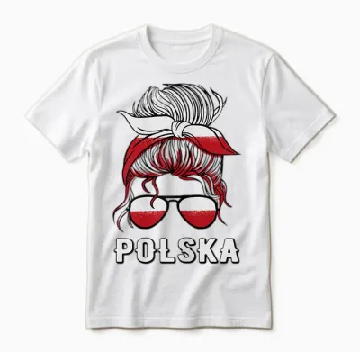 Polska Mädchen Polen Mädchen Polnisch Mädchen Frauen Polska Unisex T-Shirt - White
