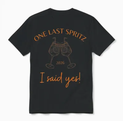 Vino Und Spritz Junggesellinnenabschied Jga Outfit Braut Unisex T-Shirt - Black