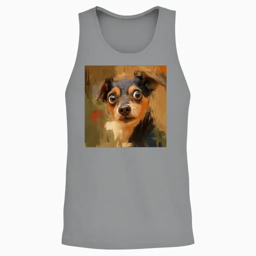 Dog Unisex Tank Top - Sport Grey